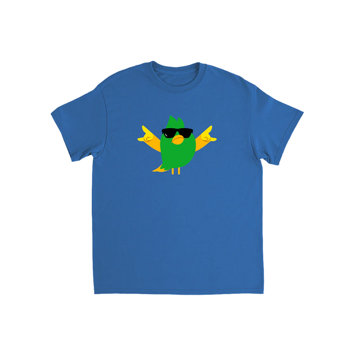 Camiseta para niños de pájaro roquero de Dodo Re Mi